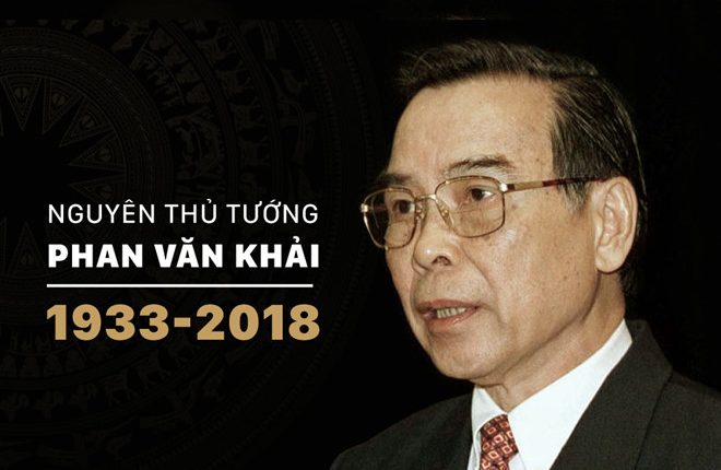 Nguyên Thủ tướng Phan Văn Khải qua đời
